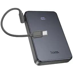 Портативний ЗП Power Bank Hoco J170 Starlight 22.5W+PD20W with cable 10000 mAh Metal gray - мініатюра 4