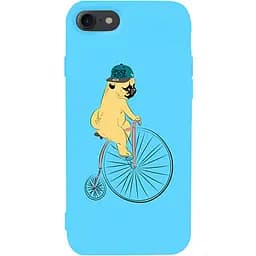 Чехол-накладка Toto Matt TPU 2 mm Print Case Apple iPhone 7/8/SE 2020 #10 Dog Ride Sky Blue