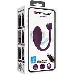 Виброяйцо Pretty Love Fisherman 18.9 см фиолетовый