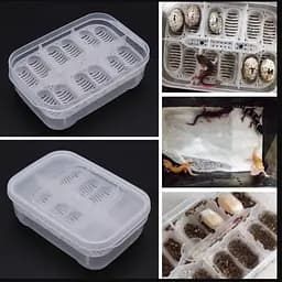 Інкубатор пластиковий Terrario EggIncubator на 12 яєць для рептилій і дрібних птахів - мініатюра 9