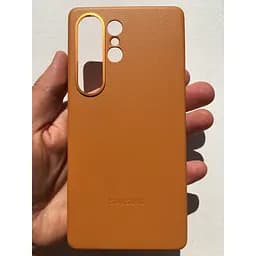 Протиударний шкіряний чохол Samsung Kindsuit Case для Galaxy S25 Ultra Gold EF-VS938PFEGWW - мініатюра 2