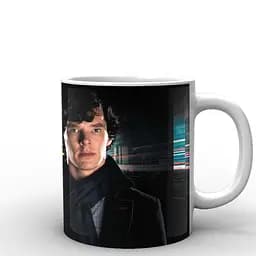 Кухоль GeekLand Шерлок Холмс Sherlock загадковий SH.002.22 330 мл білий