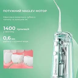 Іригатор Oclean W10 Green NEW-2 NOZZLES - мініатюра 9