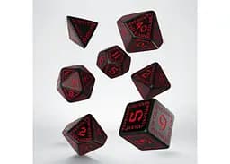 Набір кубиків Runic Black & red Dice Set , 7 шт. (SRUN06) - мініатюра 2