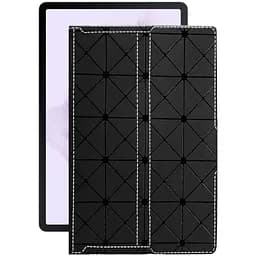 Чехол StatusCASE из экокожи для планшета Samsung Galaxy Tab S7 FE 2021 Черный ромб