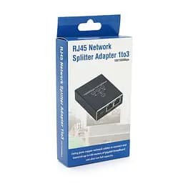 Активний RJ45 сплітер 1=>3 порту, підтримує 1000Mbps, with Type-C power supply - мініатюра 2