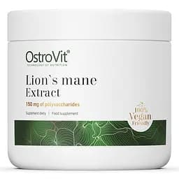 Екстракт гриба левової гриви OstroVit Vege Lion's Mane Extract, 50 грам для підтримки пам'яті та концентрації уваги
