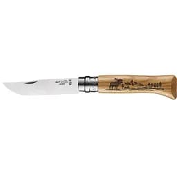 Нож Opinel №8 Animalia America Elk