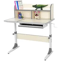 Детская парта Bambi M 4804(W)-11 с возможностью регулировки высоты и наклона серая