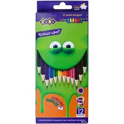 Карандаши цветные ZiBi Smart Line 12 шт. (ZB.2424)