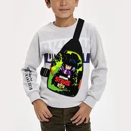 Сумка через плече дитяча Brawl Stars 29х17 см сумка слінг для хлопчика (01931)