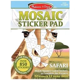 Мозаїчні наклейки Melissa & Doug Сафарі (MD30160)