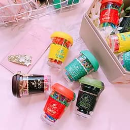 Набір гумок для волосся Oolong tea 11695 130 шт 35 мм - мініатюра 5