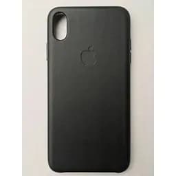 Оригінальний шкіряний чохол Apple Leather Case для iPhone XS Max (6.5") Black (MRWT2ZM/A) - мініатюра 9