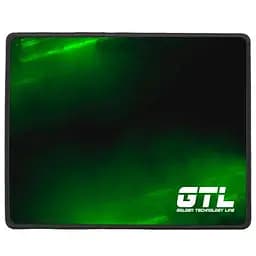 Коврик GTL Gaming S черный-зеленый 250x210х2 мм антискользящая основа защита от влаги