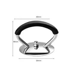 Універсальна ручка для кришки каструлі сковорідки із нержавіючої сталі діаметр 64 мм чорного кольору 1 шт