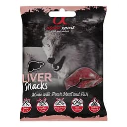 Напіввологі ласощі для собак Alpha Spirit Snacks Liver, кубики з печінки, 50 г - мініатюра 2