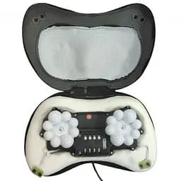 Масажна роликова подушка для дому та машини масажер для спини та шиї Massage pillow CHM-8028 - мініатюра 5
