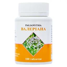 Дієтична добавка Palianytsia Валеріана 100 пігулок