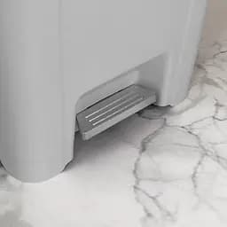 Відро для сміття MBM My Home з кришкою та педаллю 18 л сіре (BIN-03 18L GRAY) - мініатюра 9