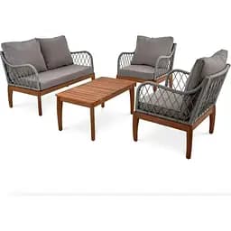 Комплект садових меблів Di Volio Ragio сірий