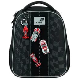 Рюкзак Kite Education каркасный 555 Race&Win Черный (K26-555S-8)
