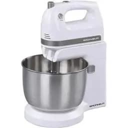Стационарный электрический ручной миксер Grunhelm GRM662W 500 Вт кухонный с насадками