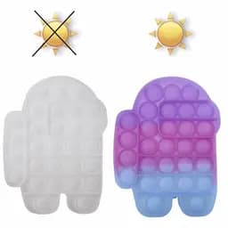 Сенсорна іграшка Pop it Антистрес хамелеон амонг ас among as