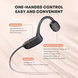 Бездротові спортивні кісткові навушники Langsdom Opetec Race Bluetooth-гарнітура з вбудованою пам'яттю 32G - мініатюра 7
