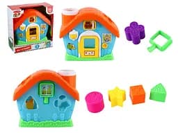 Гра будинок, 20x18 см, сортер, 5 фігур, рухливі деталі, 22x23x10.5 см