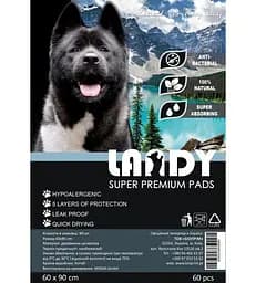 Пелюшки для цуценят і собак Landy Pet Pad 60х90 см 60 шт