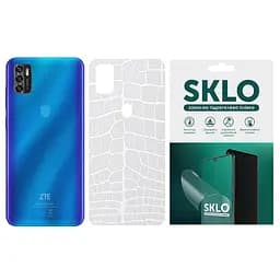 Захисна плівка SKLO Back (тил) Trans. для ZTE Axon 10 ro Прозорий / Croco