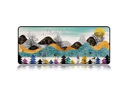 Великий килимок для мишки WorkPlaceShop Asia Гори Арт 1000 x 500 мм