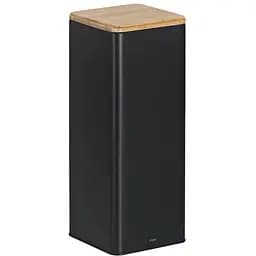 Ємність для зберігання сипучих Kela Kiril 11.5х11.5х28.5 см 3 л чорна (17890)