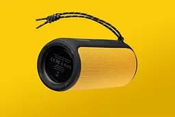 Акустична система 2E SoundXTube TWS MP3 Wireless Waterproof Yellow (2E-BSSXTWYW) - мініатюра 2