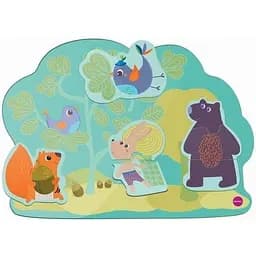 Іграшка Oribel Веселий кролик і його друзі Veritiplay OR800-90001 настінна