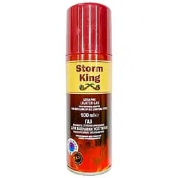 Газ для заправки зажигалок баллончик Storm King 100мл Original