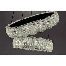 Led люстра кільця Linisoln 1532-60*40 BK - мініатюра 4