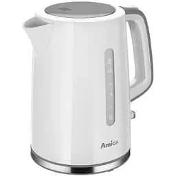Електрочайник Amica KF 1015 1.7 л білий з сірим