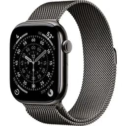 Смарт-годинник Apple Watch Series 11 GPS + Cellular 46 мм Slate Titanium Case with Slate Milanese Loop S/M (MFD34) [151115]