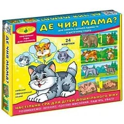 Гра Київська Фабрика Іграшок Де чия мама? 6034 (4820121186034)