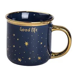 Чашка порцелянова Good life 320 мл, синій Liling Rongxiang Ceramic RX-N231506BL
