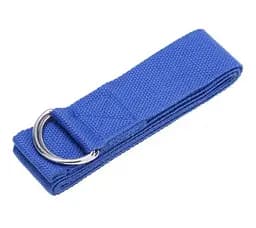 Ремінь для йоги PowerPlay PP_4409 183*3.8 см Синій (PP_4409_Blue) - мініатюра 3