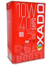 Моторна олива XADO 10W-40 SHPD SL/CI-4 RED Boost 4 л (ХА 26249) - мініатюра 5