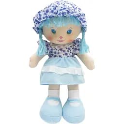 Лялька м'яка Devilon 36 см блакитна сукня (861019)