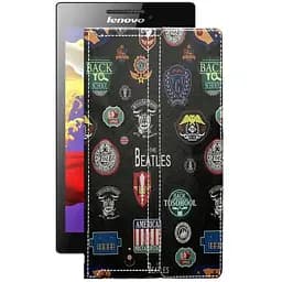 Чехол StatusCASE из экокожи для планшета Lenovo Tab 2 A7-30 Битлз