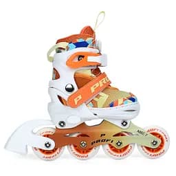 Детские раздвижные ролики A4156-XS-OR, размер 27-30