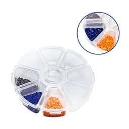 Аксесуари Круглий контейнер для стразів. Білий A-Toys