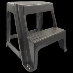 Табурет со ступенькой Irak Plastik Step шоколадный (00-00010856)