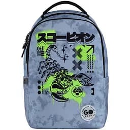 Рюкзак GoPack Teens 135M-5 Чорно-блакитний (GO26-135M-5) - мініатюра 3